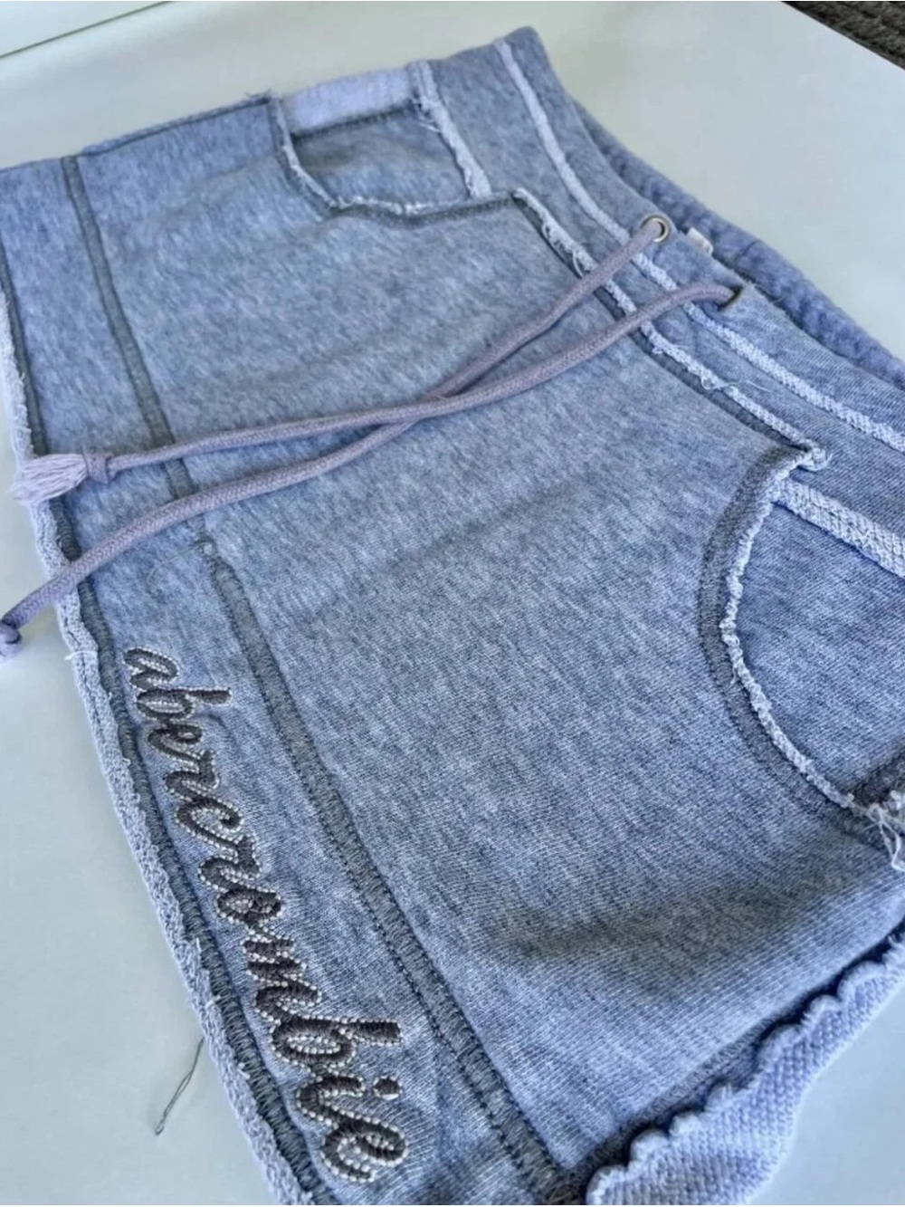 Abercrombie Heather Gray Athletic Skirt